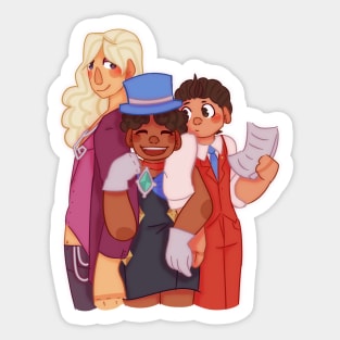 Klavier, Trucy, and Apollo Sticker